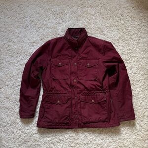 Fjallraven Vintage Women’s Deep Cranberry Raven Jacket. Size Large. Fair Shape!